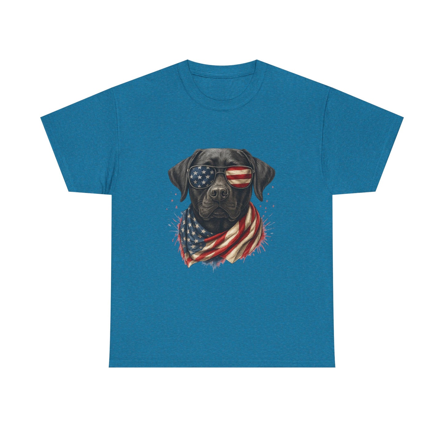 Heavy cotton- Patriotic Dog Tee