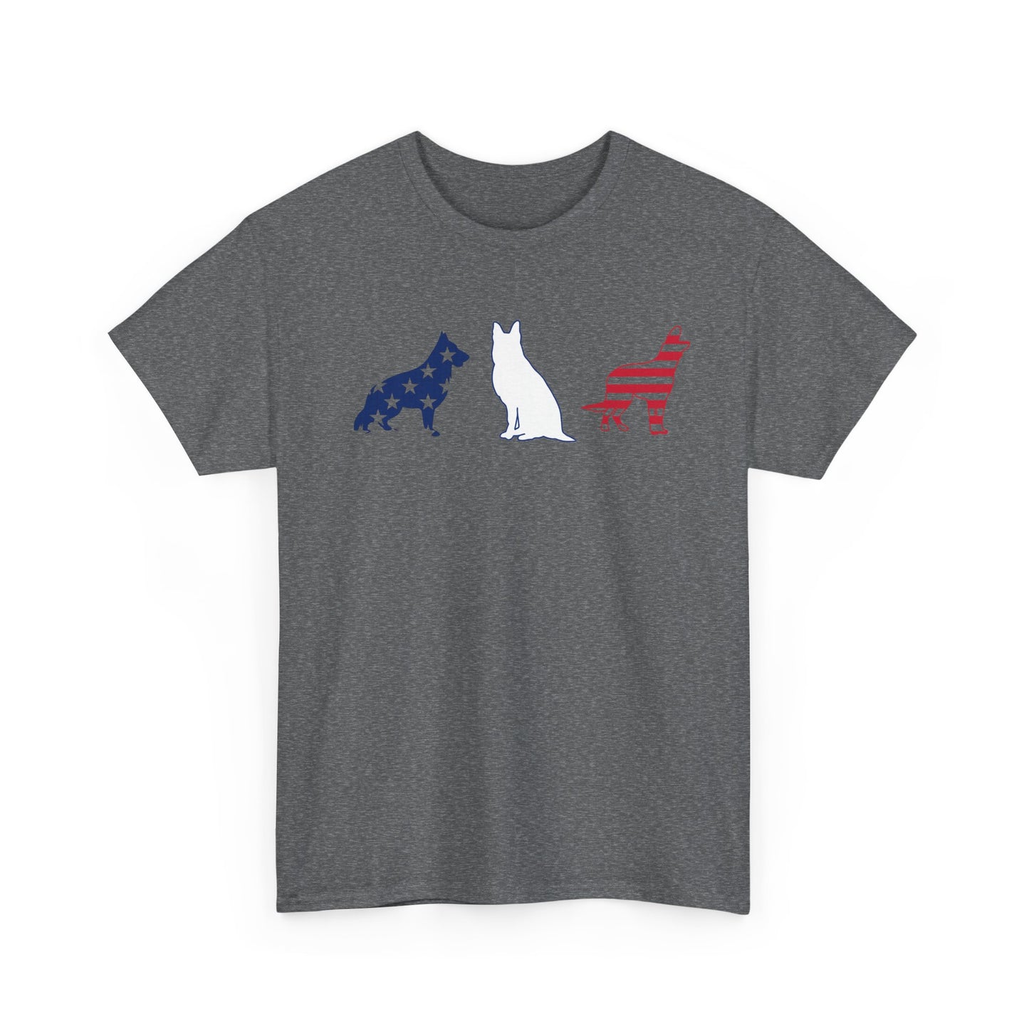 Cat and Dog Silhouette Tee - Unisex T-Shirt, Pet Lover Gift, Casual Wear, Animal Lover Style, Everyday Comfort