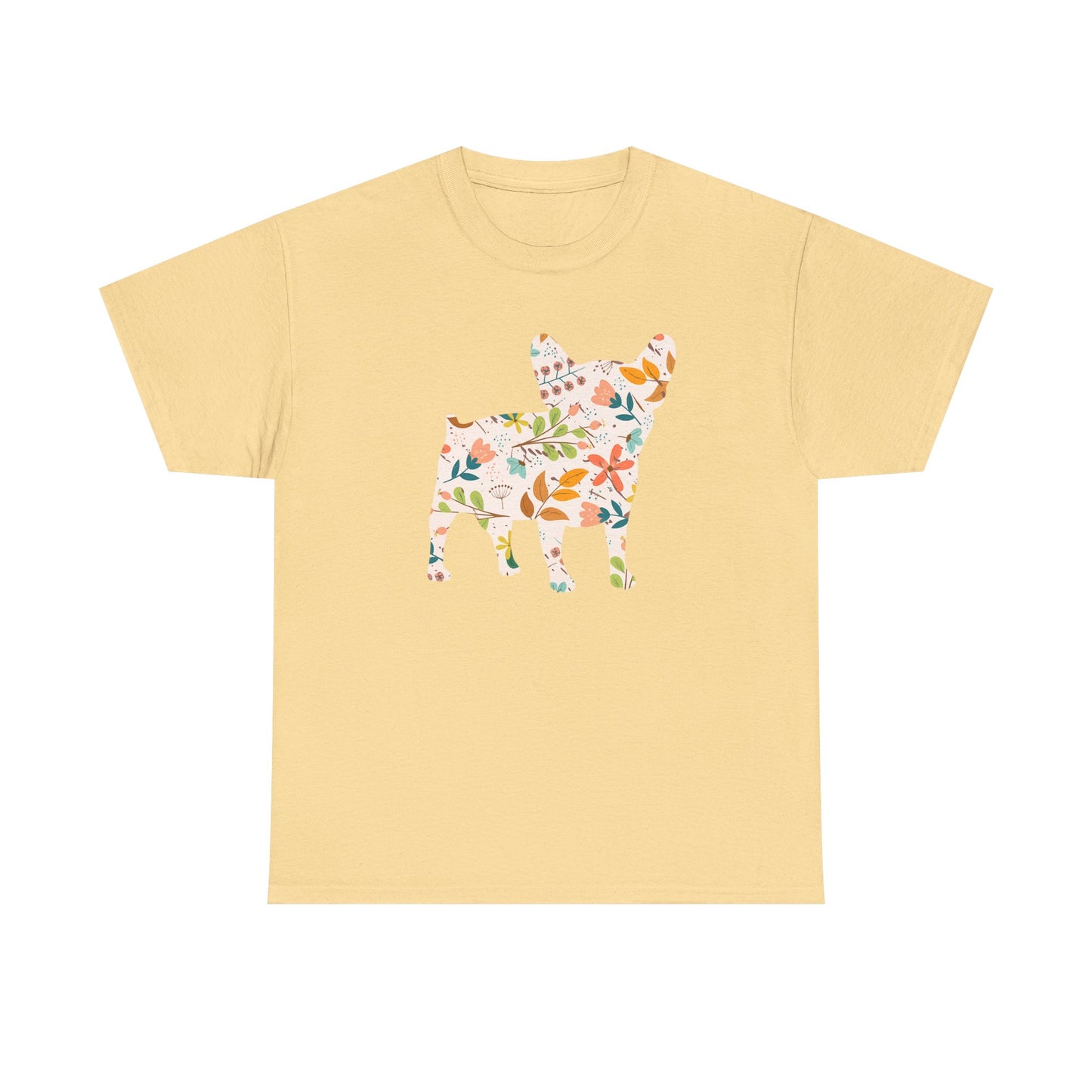 Heavy Cotton - Floral Frenchie Tee