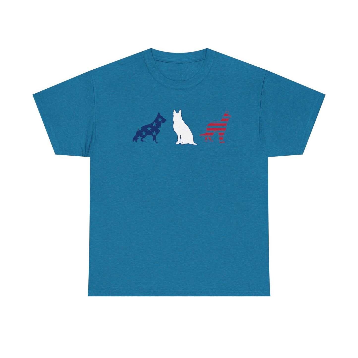 Cat and Dog Silhouette Tee - Unisex T-Shirt, Pet Lover Gift, Casual Wear, Animal Lover Style, Everyday Comfort