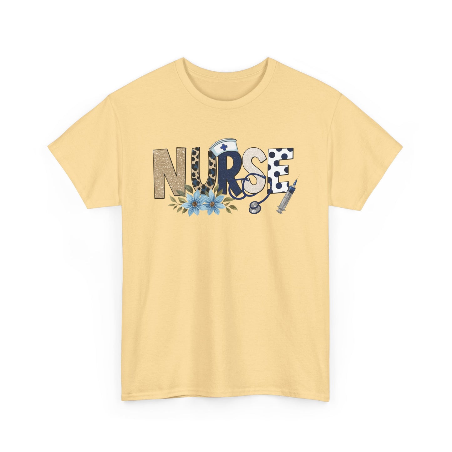 Heavy Cotton- Nurse Scope + Stick Tee