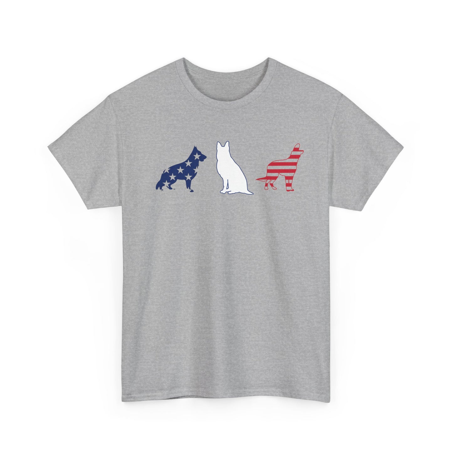 Cat and Dog Silhouette Tee - Unisex T-Shirt, Pet Lover Gift, Casual Wear, Animal Lover Style, Everyday Comfort