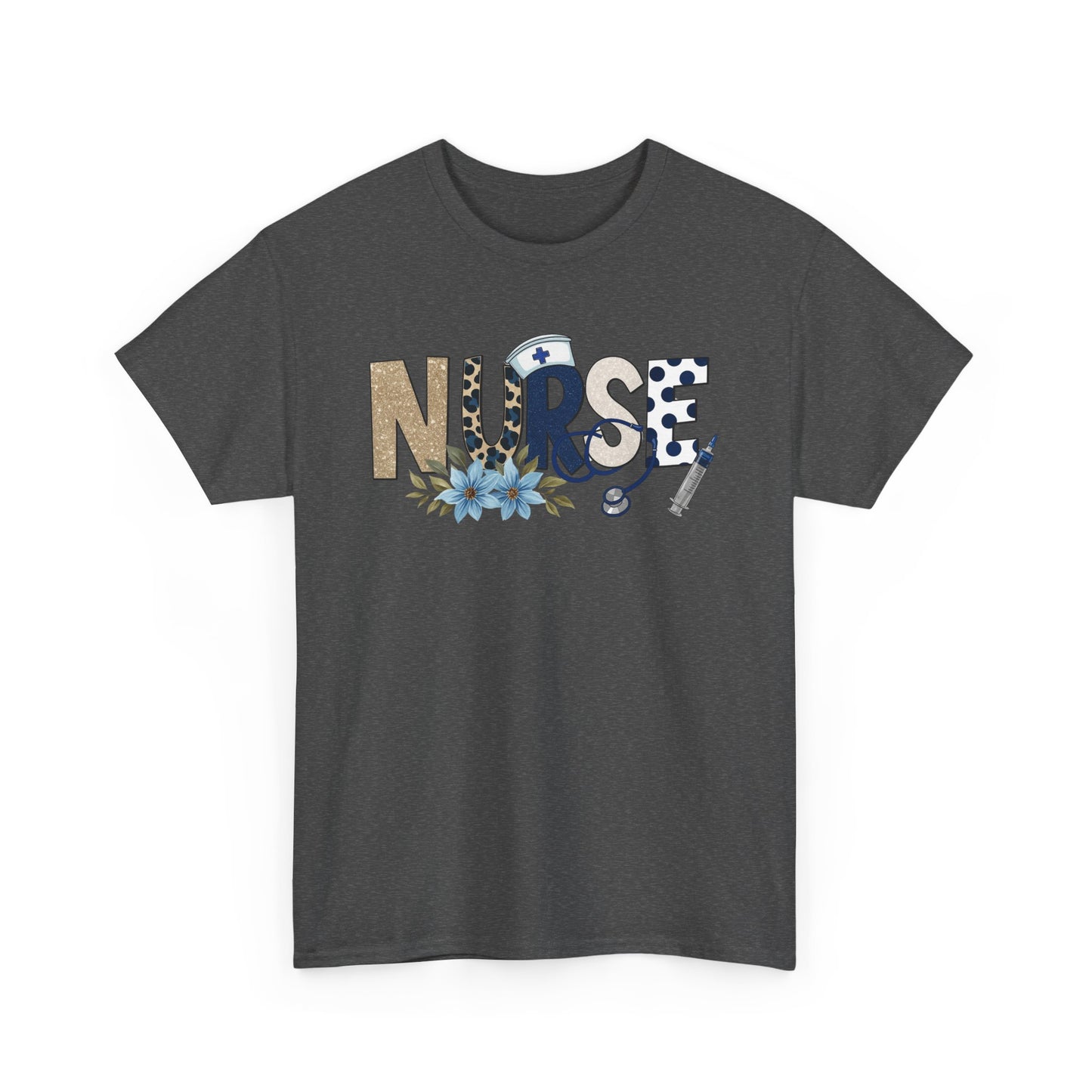Heavy Cotton- Nurse Scope + Stick Tee