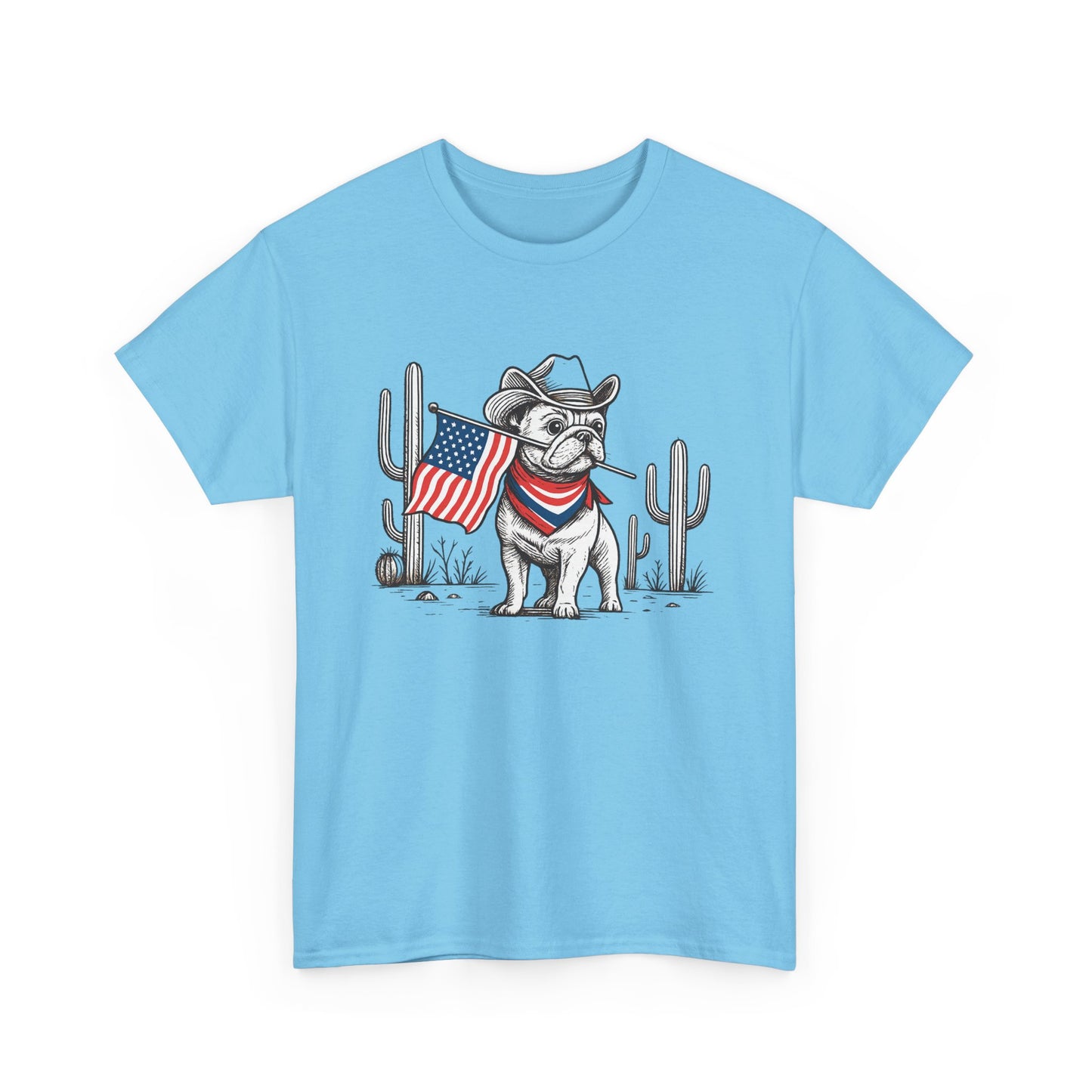 Heavy Cotton - Patriotic Dog Tee