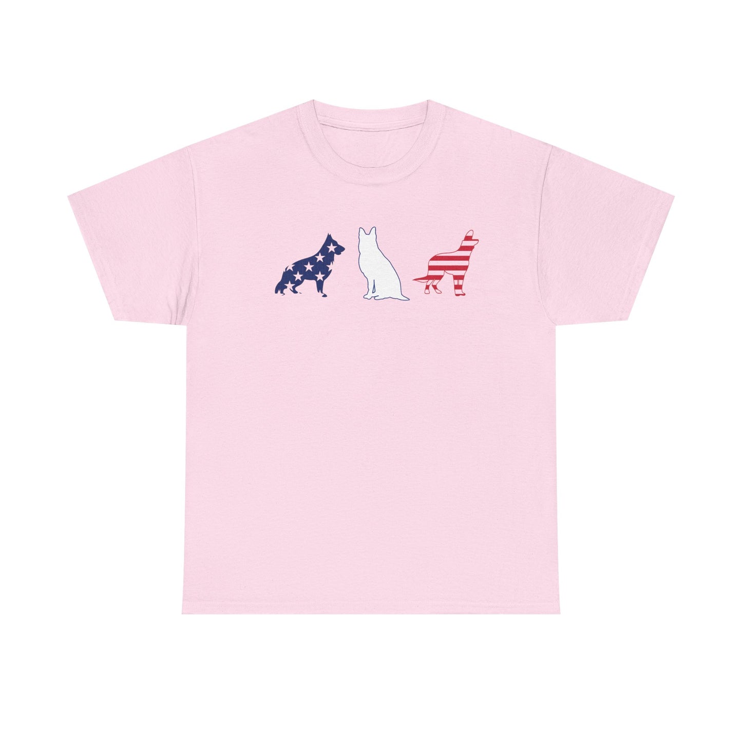 Cat and Dog Silhouette Tee - Unisex T-Shirt, Pet Lover Gift, Casual Wear, Animal Lover Style, Everyday Comfort