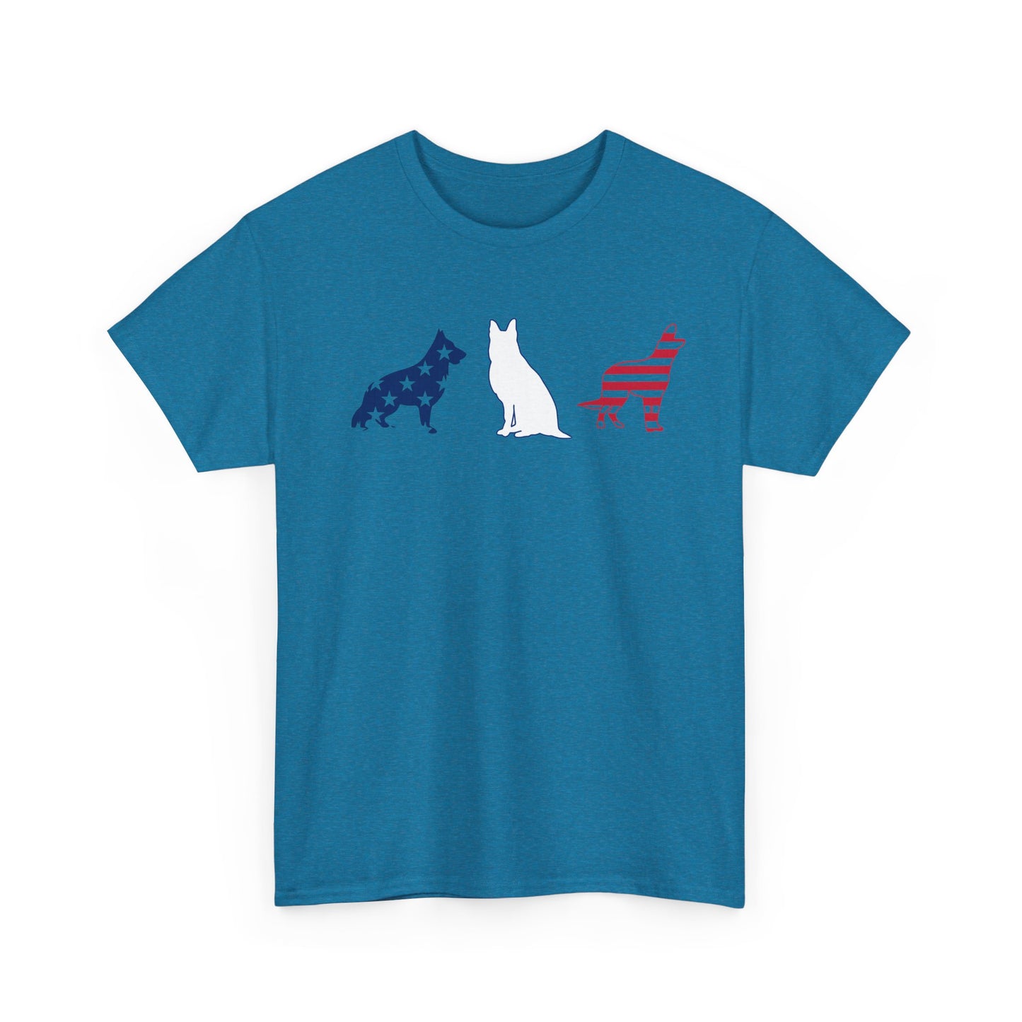Cat and Dog Silhouette Tee - Unisex T-Shirt, Pet Lover Gift, Casual Wear, Animal Lover Style, Everyday Comfort