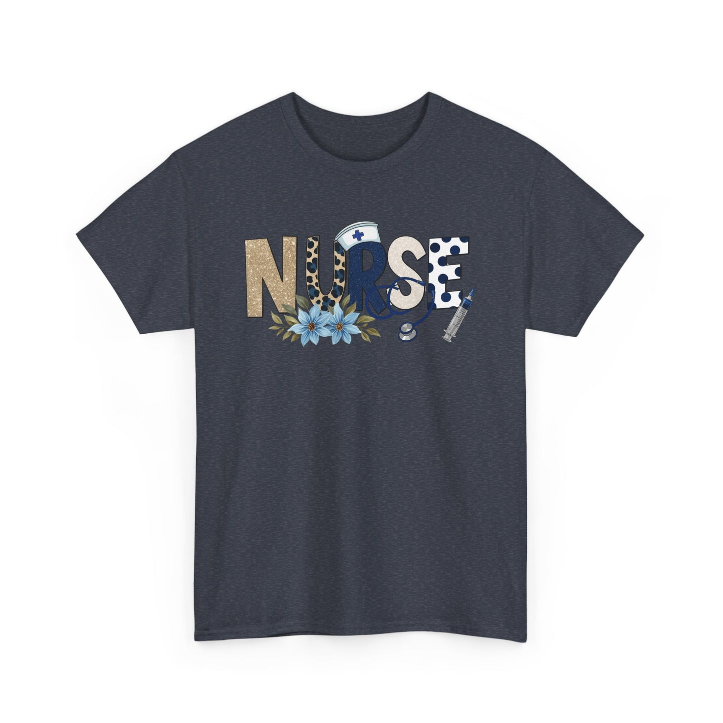 Heavy Cotton- Nurse Scope + Stick Tee