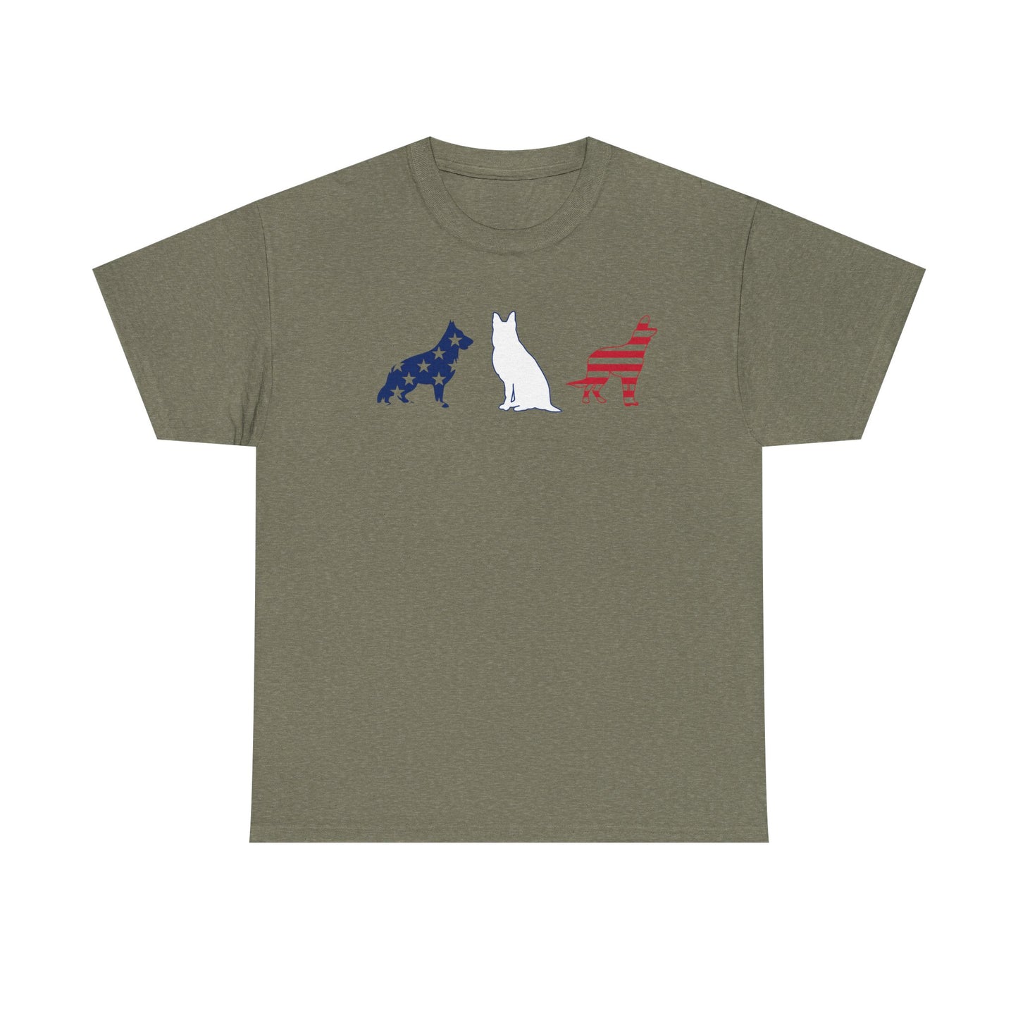 Cat and Dog Silhouette Tee - Unisex T-Shirt, Pet Lover Gift, Casual Wear, Animal Lover Style, Everyday Comfort