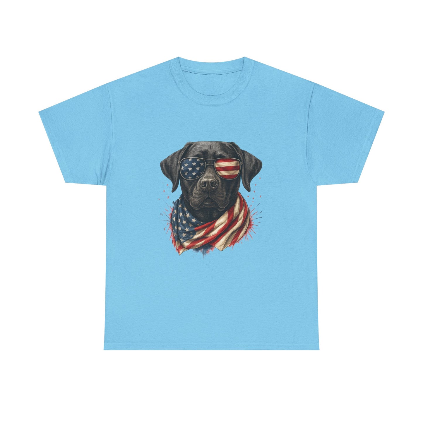Heavy cotton- Patriotic Dog Tee