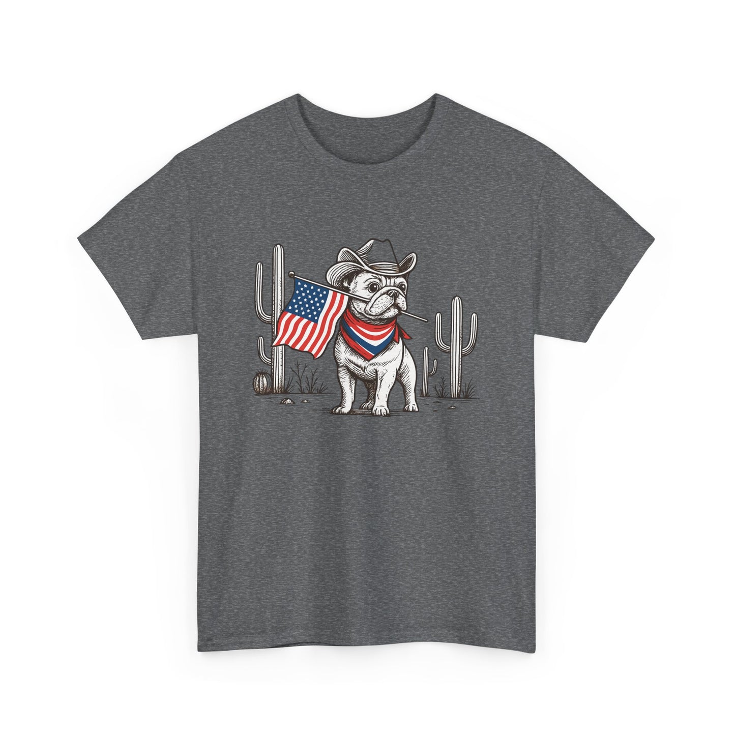 Heavy Cotton - Patriotic Dog Tee