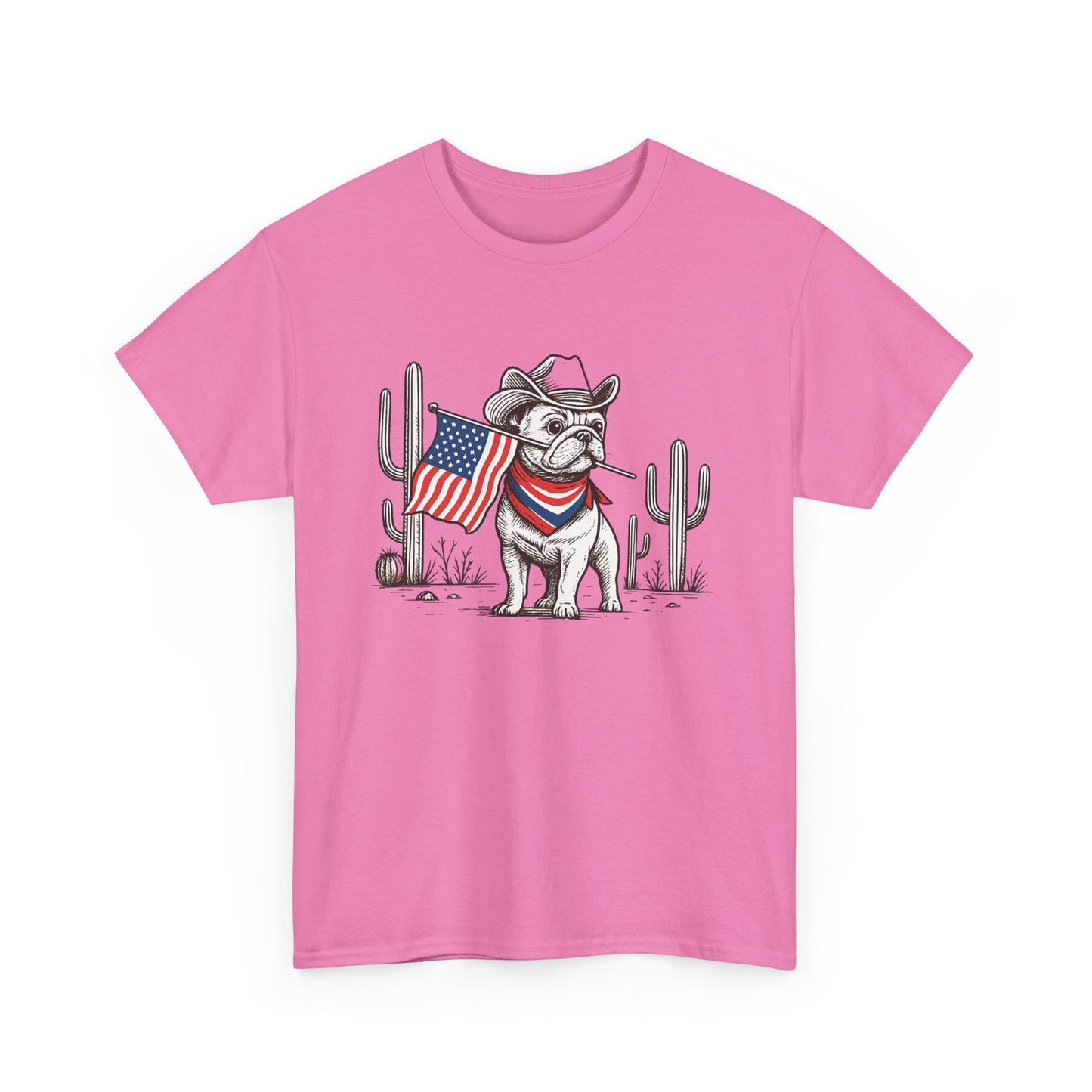 Heavy Cotton - Patriotic Dog Tee