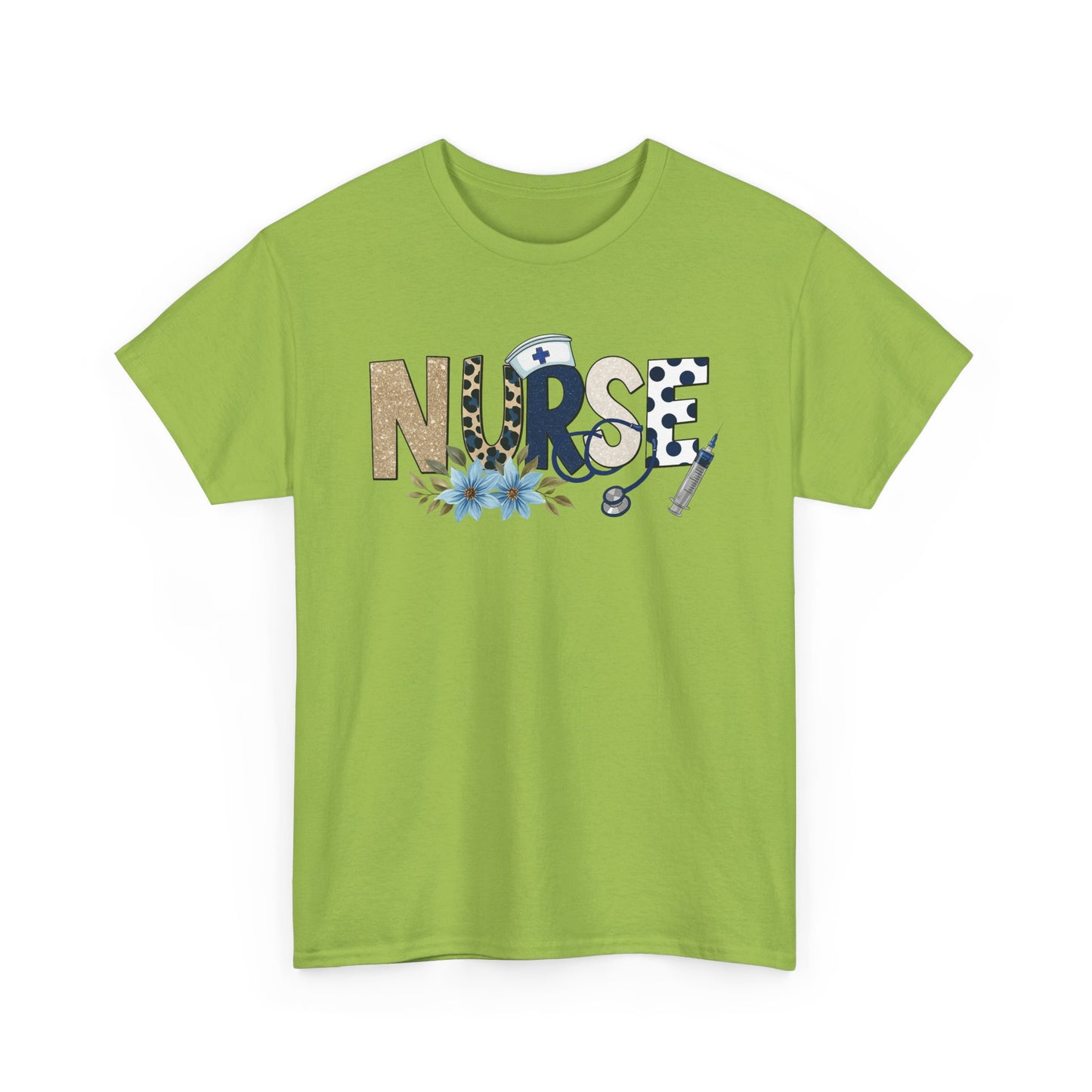 Heavy Cotton- Nurse Scope + Stick Tee