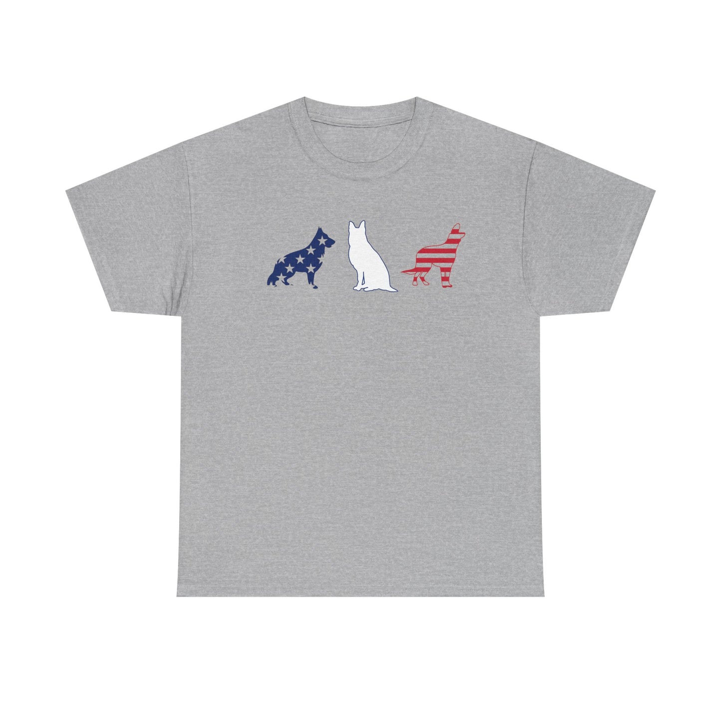 Cat and Dog Silhouette Tee - Unisex T-Shirt, Pet Lover Gift, Casual Wear, Animal Lover Style, Everyday Comfort