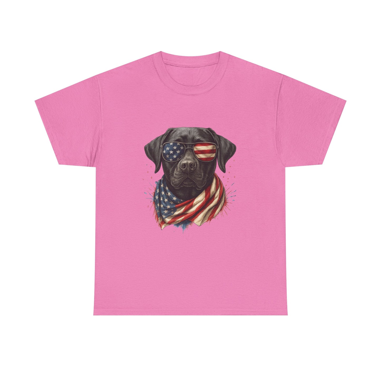 Heavy cotton- Patriotic Dog Tee