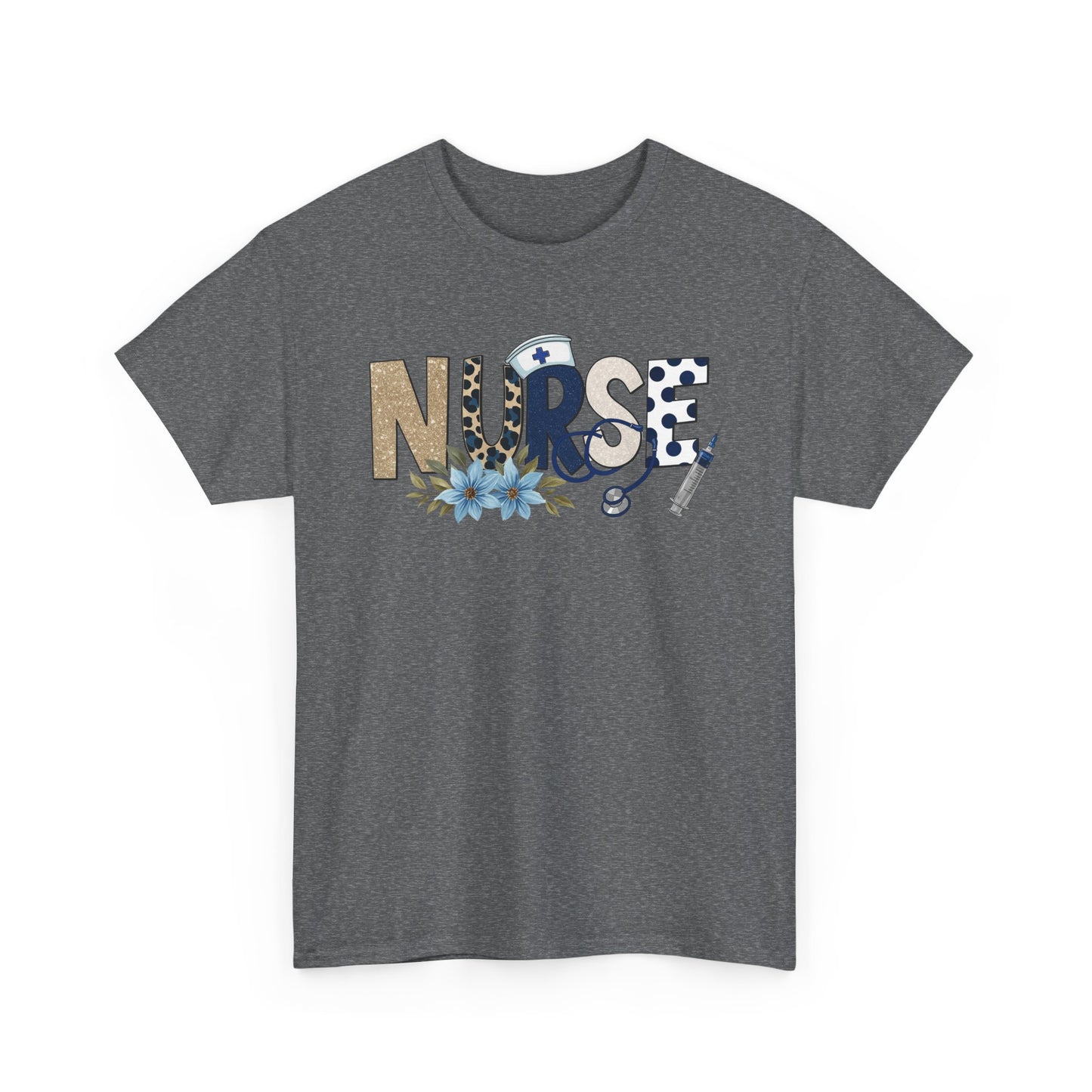 Heavy Cotton- Nurse Scope + Stick Tee