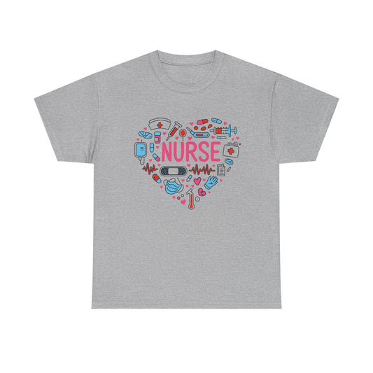 Heavy Cotton - Nurse Heart Tee