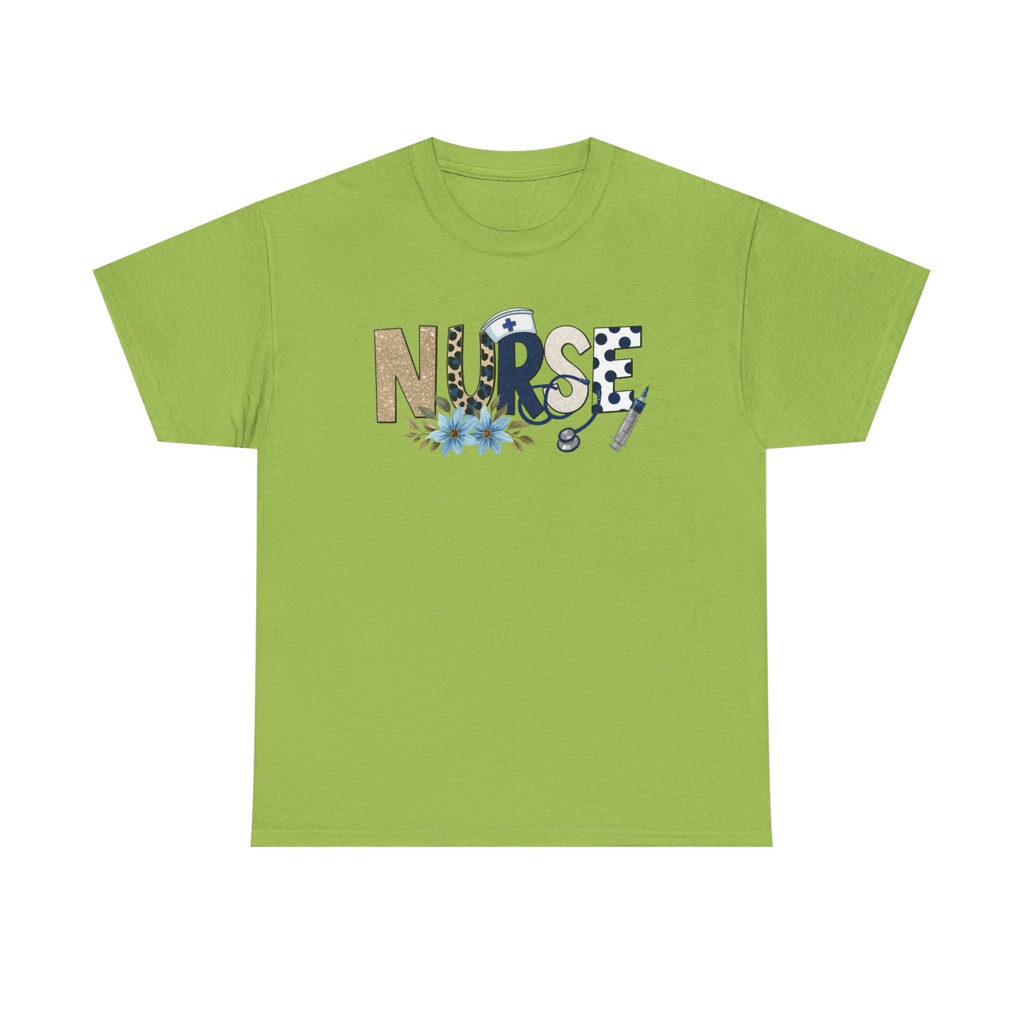 Heavy Cotton- Nurse Scope + Stick Tee