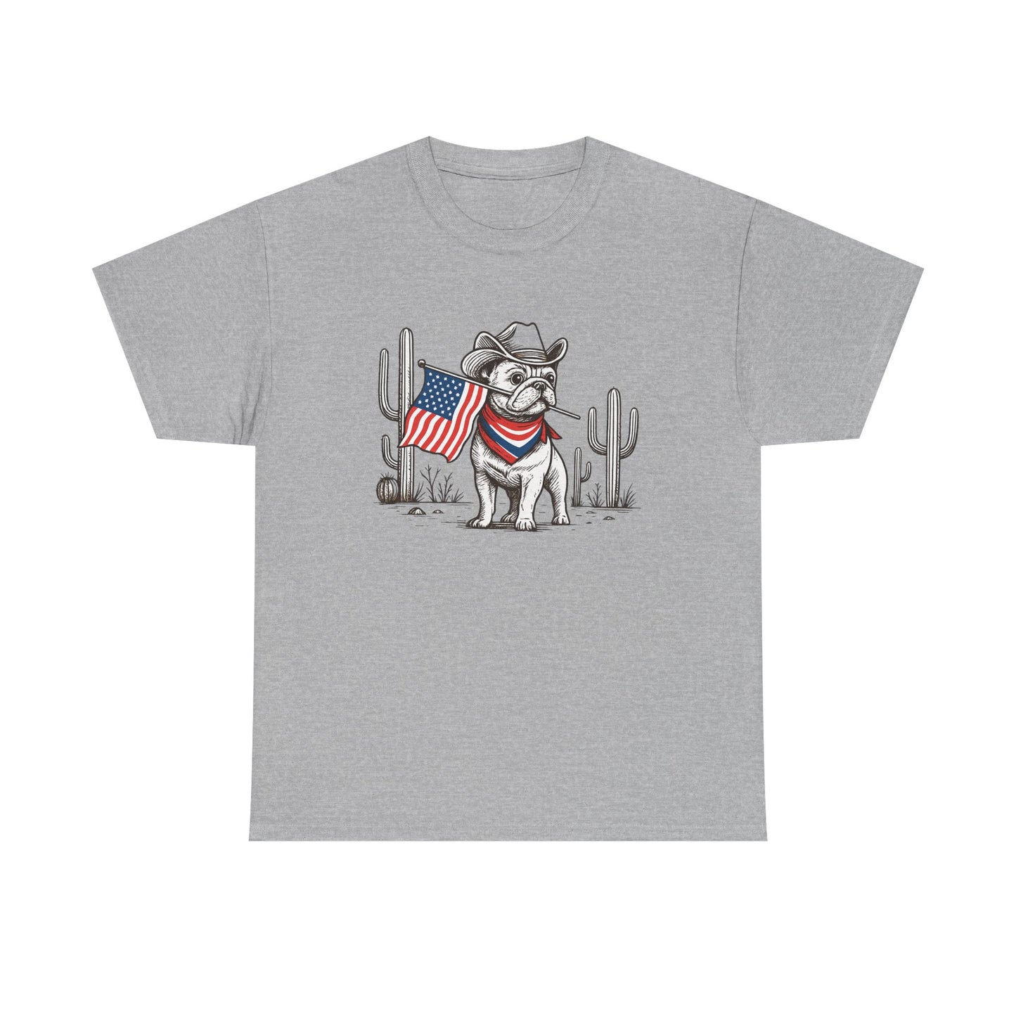 Heavy Cotton - Patriotic Dog Tee