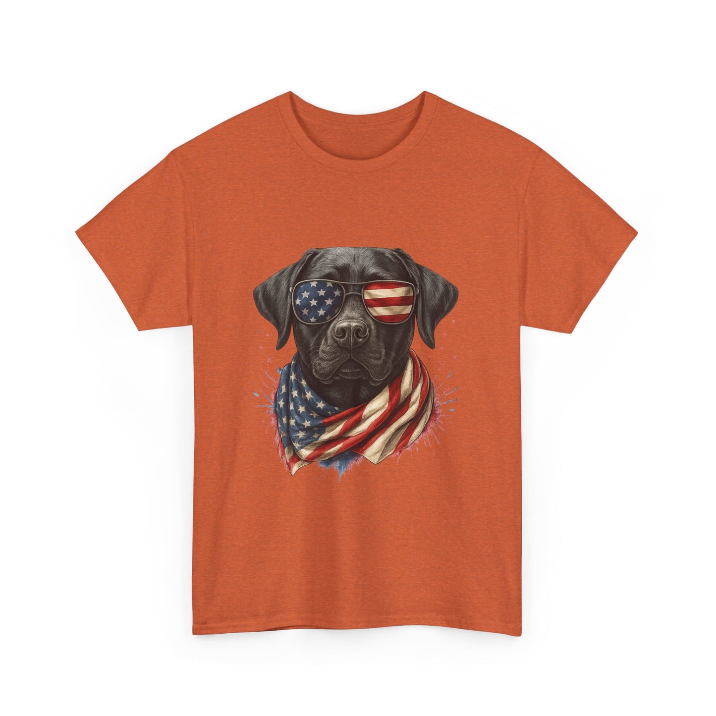 Heavy cotton- Patriotic Dog Tee