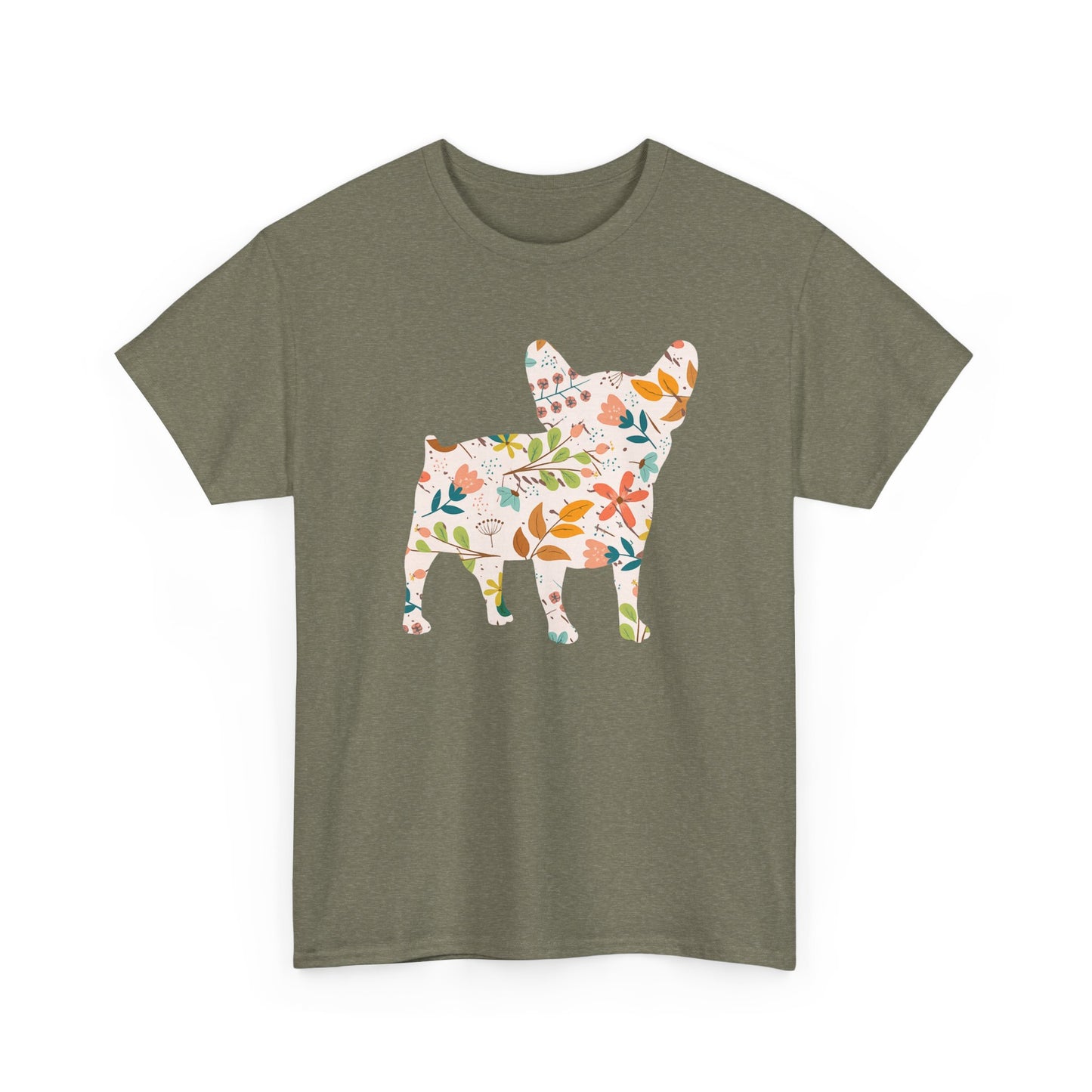 Heavy Cotton - Floral Frenchie Tee
