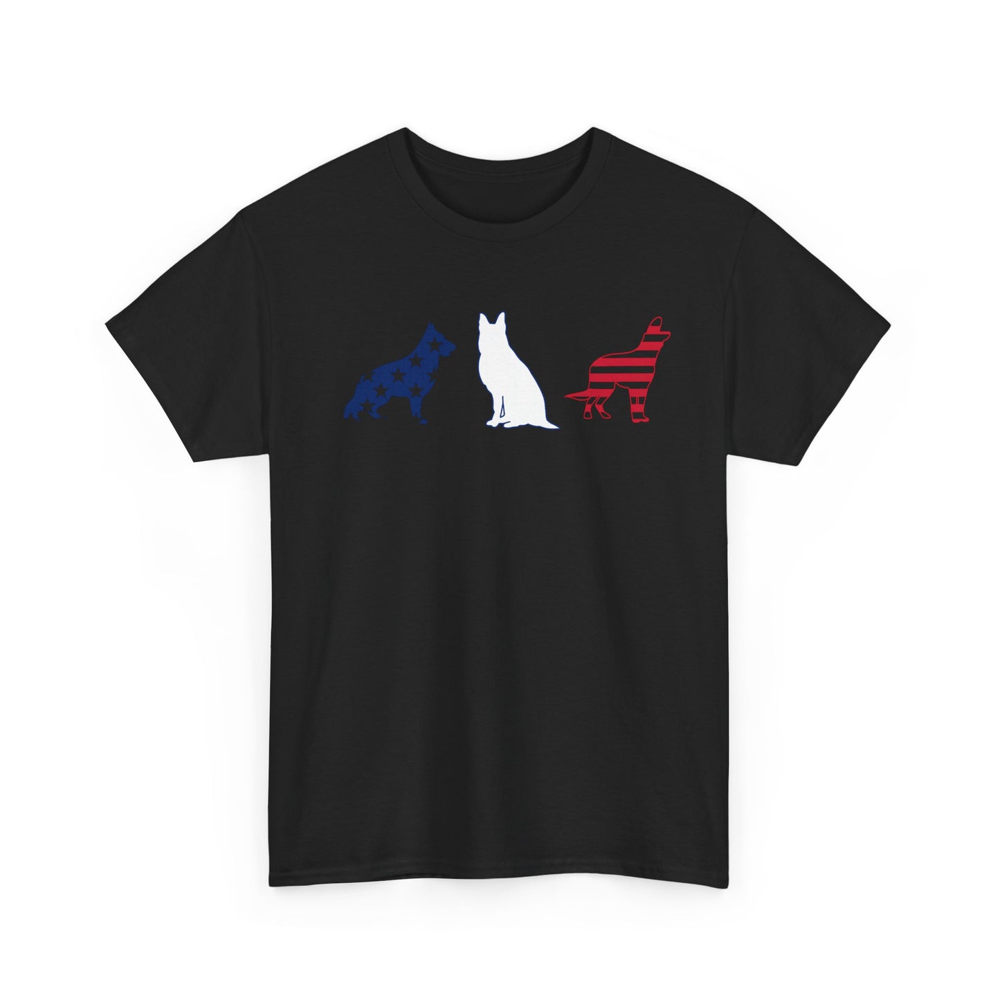Cat and Dog Silhouette Tee - Unisex T-Shirt, Pet Lover Gift, Casual Wear, Animal Lover Style, Everyday Comfort