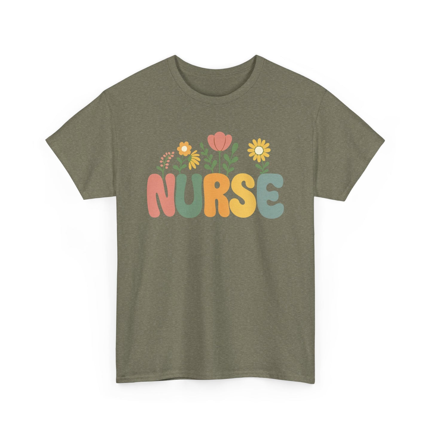Heavy Cotton - Nurse Flower Tee