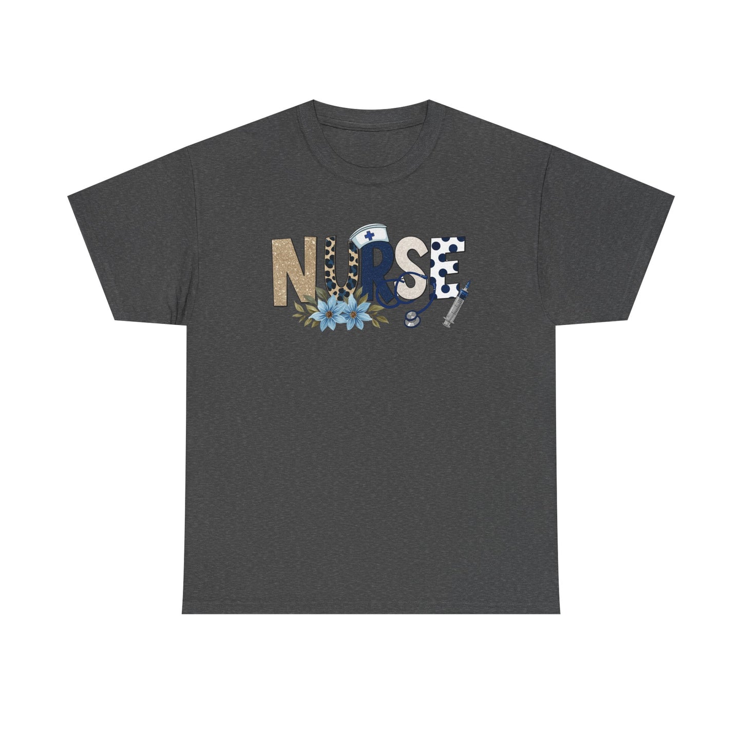 Heavy Cotton- Nurse Scope + Stick Tee