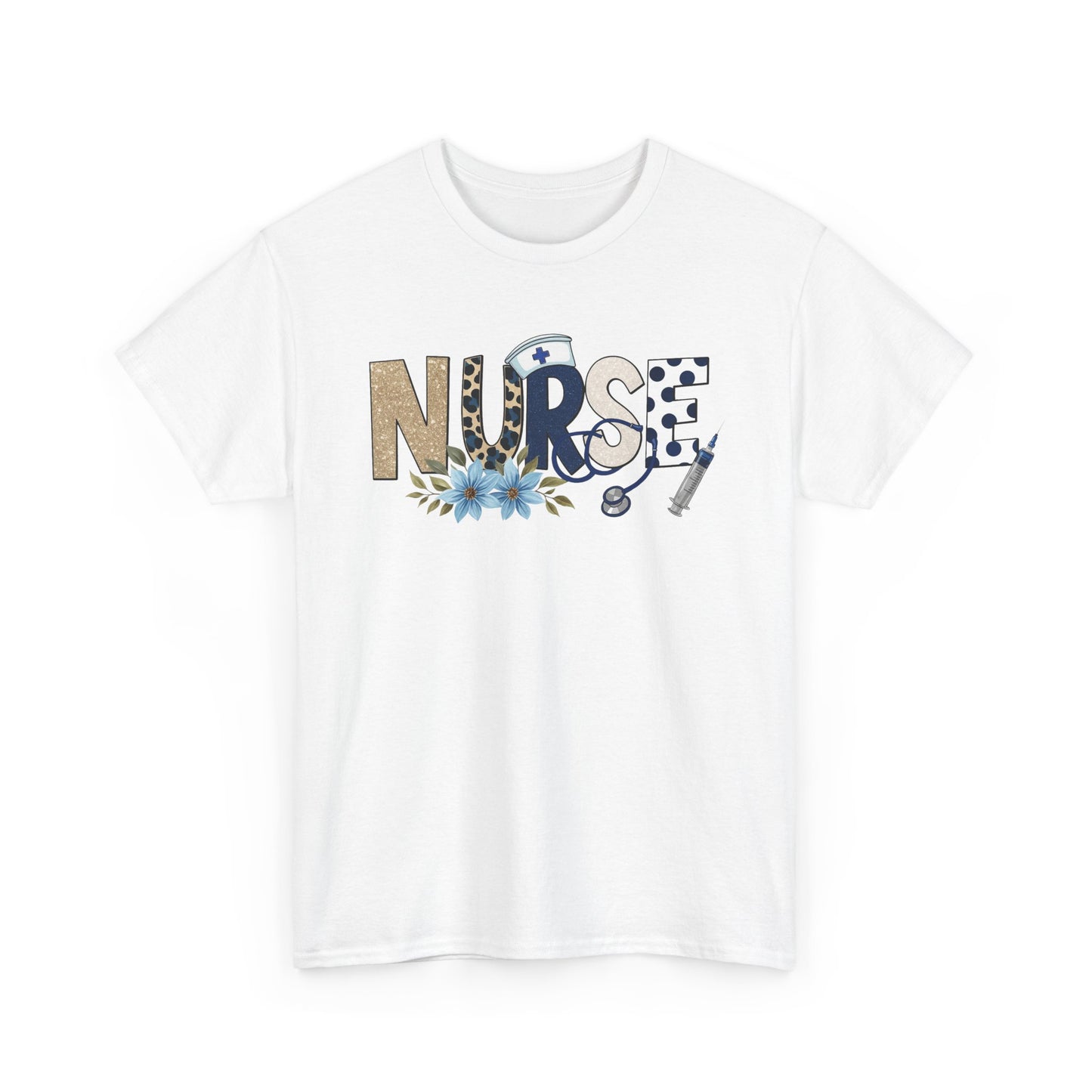 Heavy Cotton- Nurse Scope + Stick Tee