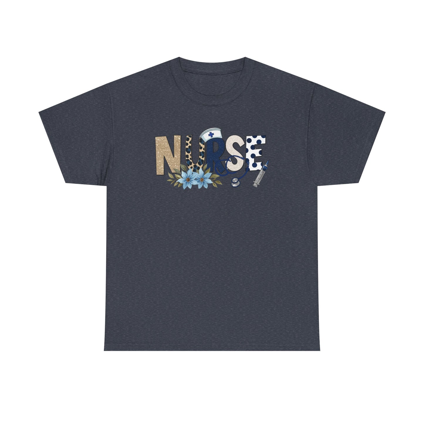Heavy Cotton- Nurse Scope + Stick Tee