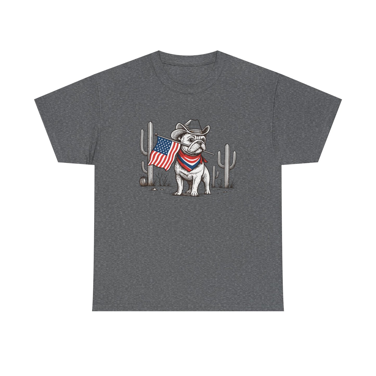 Heavy Cotton - Patriotic Dog Tee