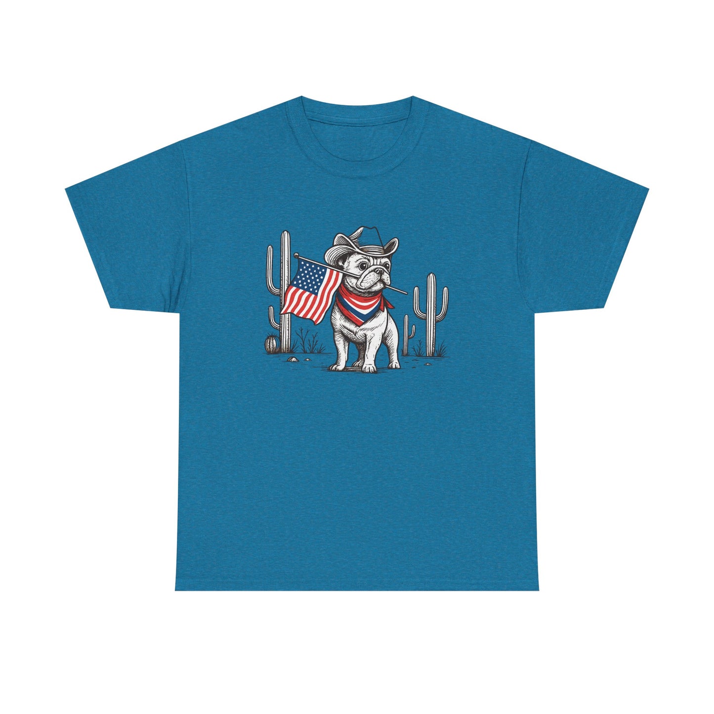 Heavy Cotton - Patriotic Dog Tee