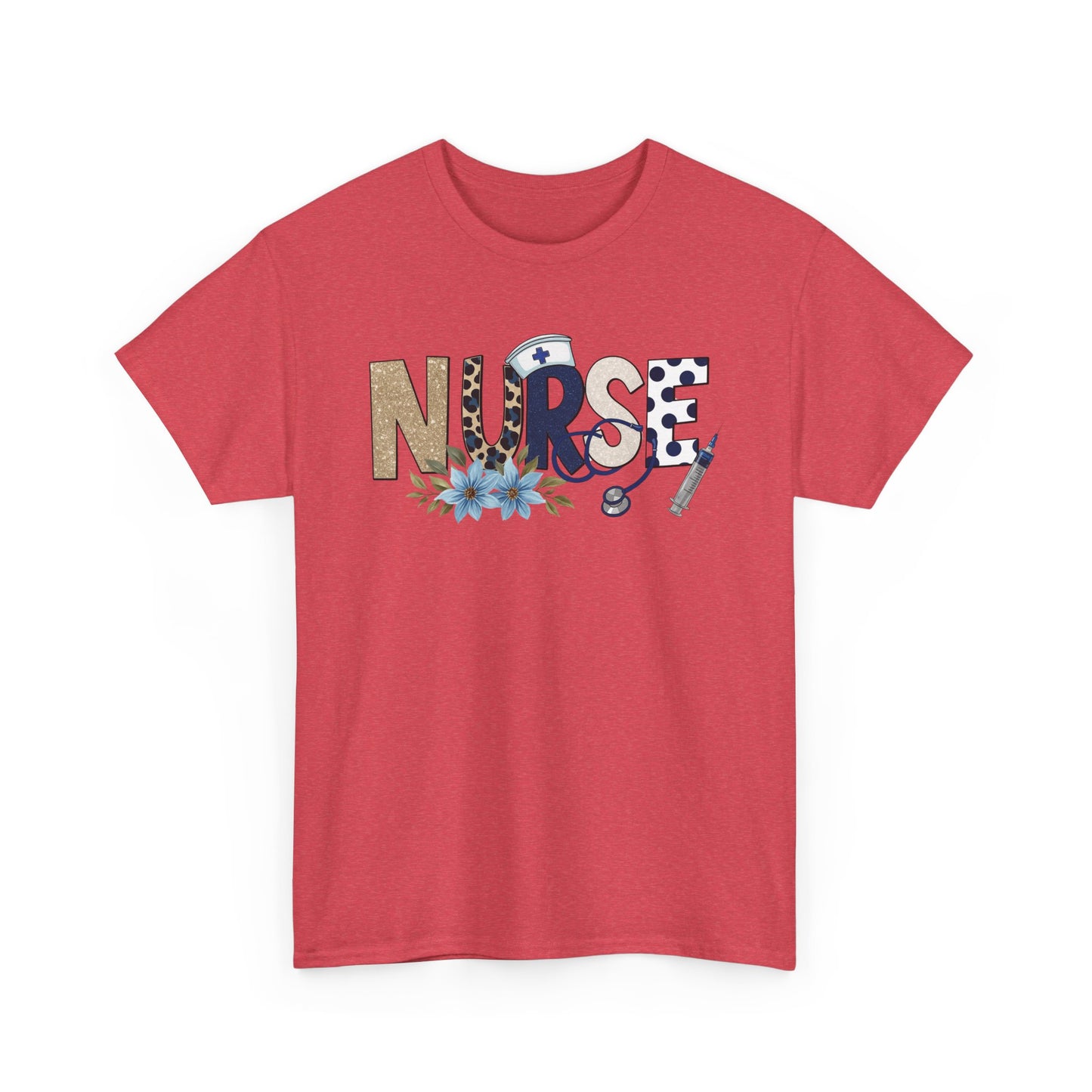 Heavy Cotton- Nurse Scope + Stick Tee