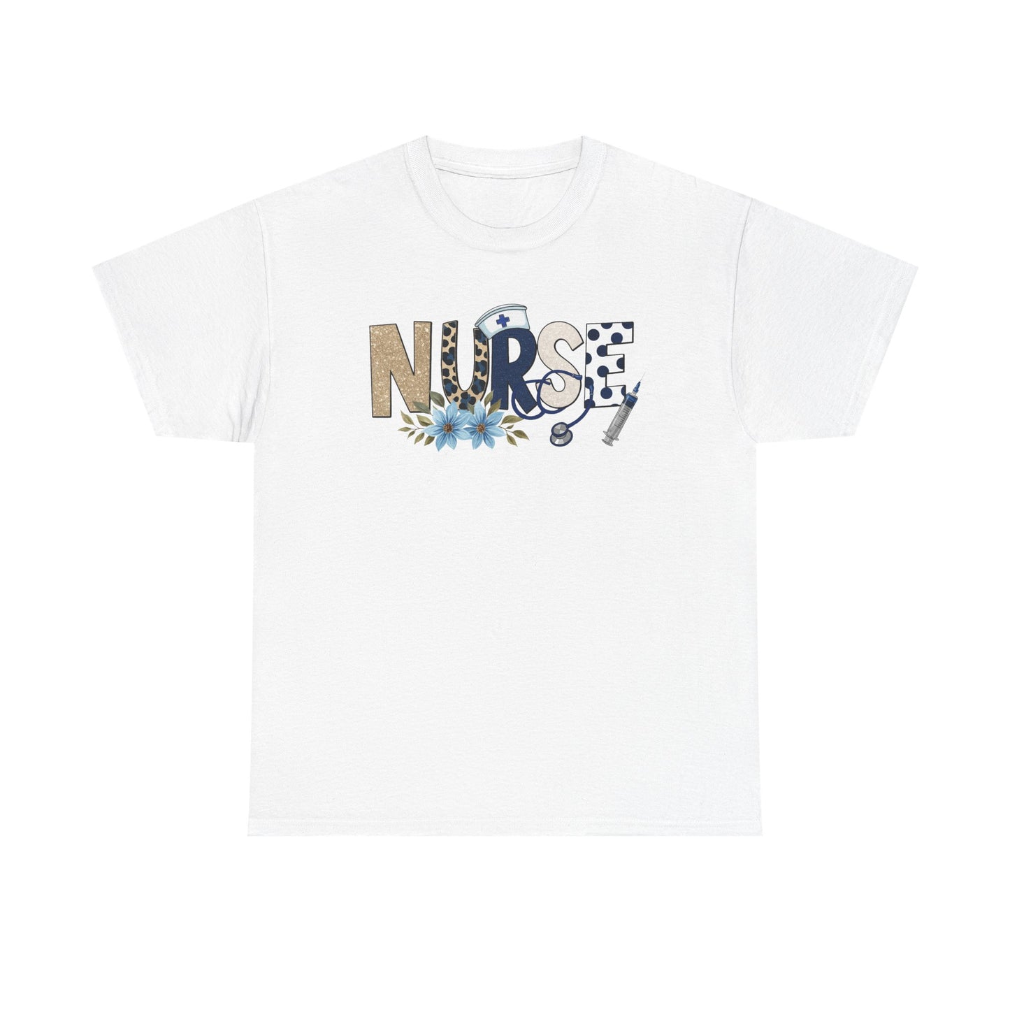 Heavy Cotton- Nurse Scope + Stick Tee