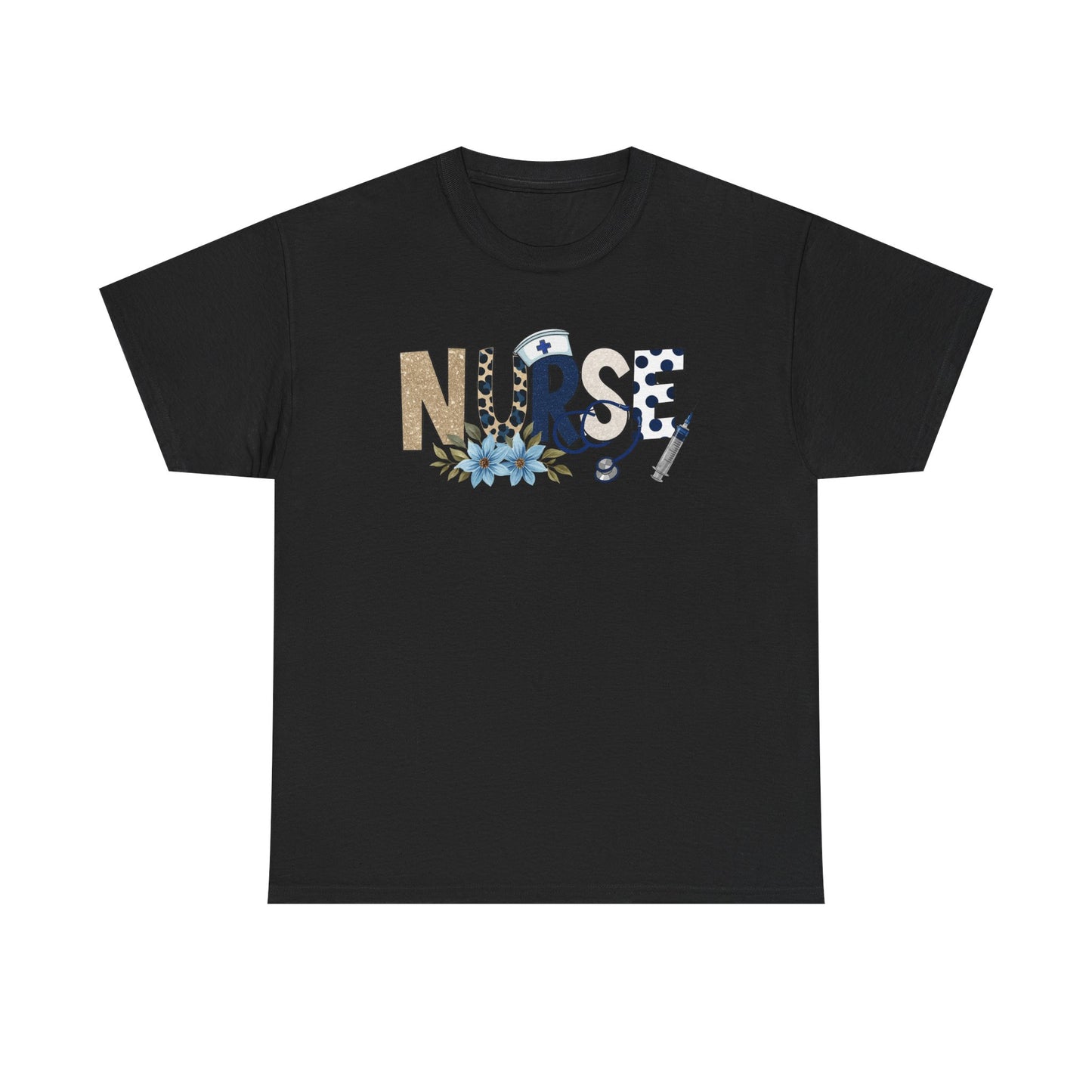 Heavy Cotton- Nurse Scope + Stick Tee