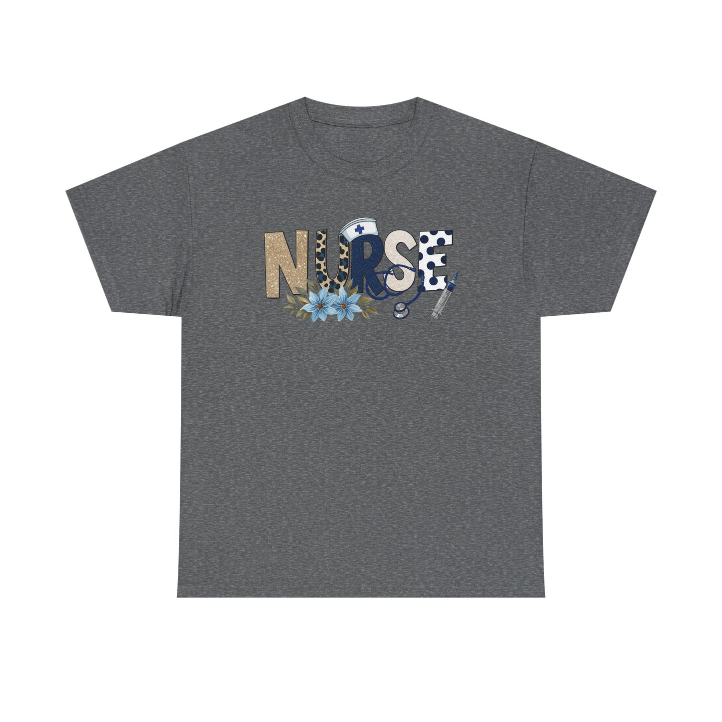 Heavy Cotton- Nurse Scope + Stick Tee