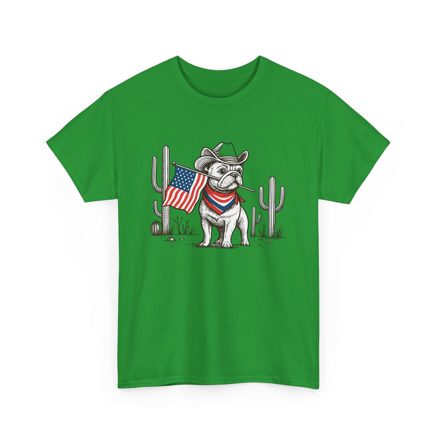 Heavy Cotton - Patriotic Dog Tee