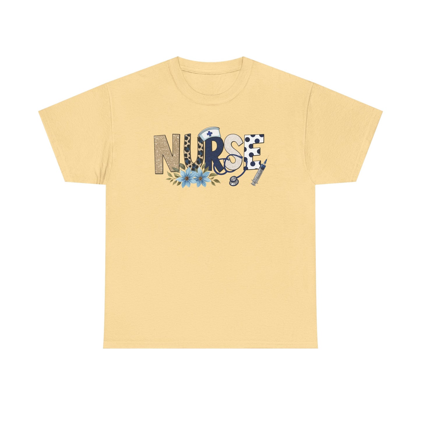 Heavy Cotton- Nurse Scope + Stick Tee