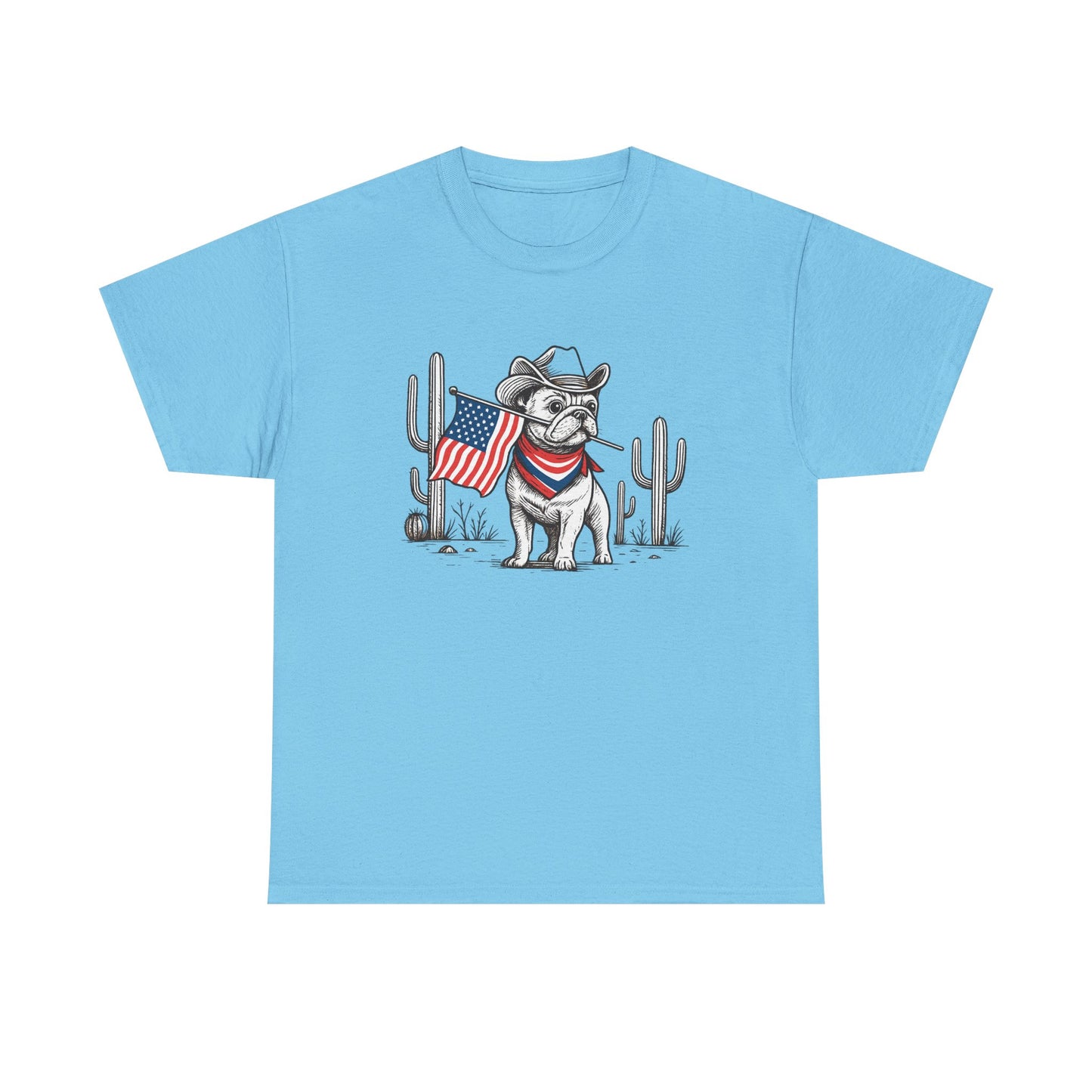 Heavy Cotton - Patriotic Dog Tee