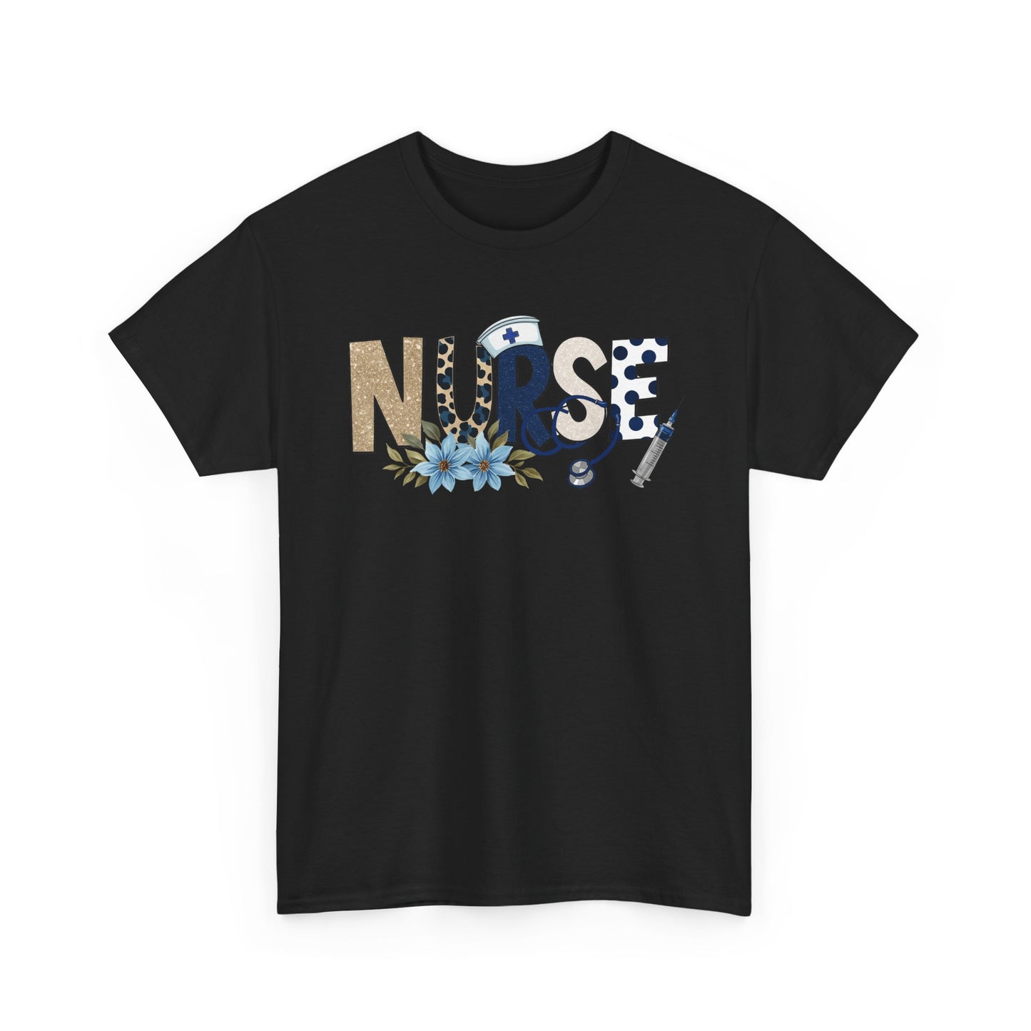 Heavy Cotton- Nurse Scope + Stick Tee