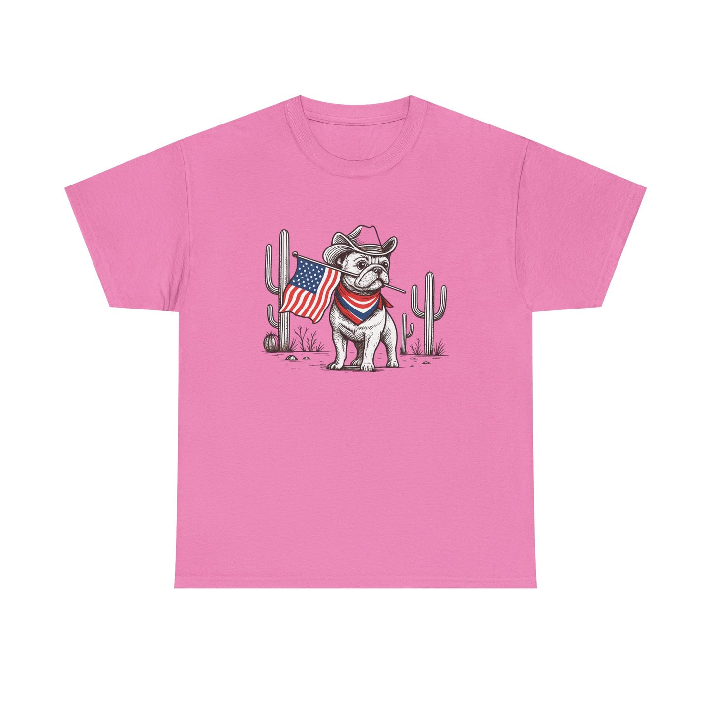 Heavy Cotton - Patriotic Dog Tee