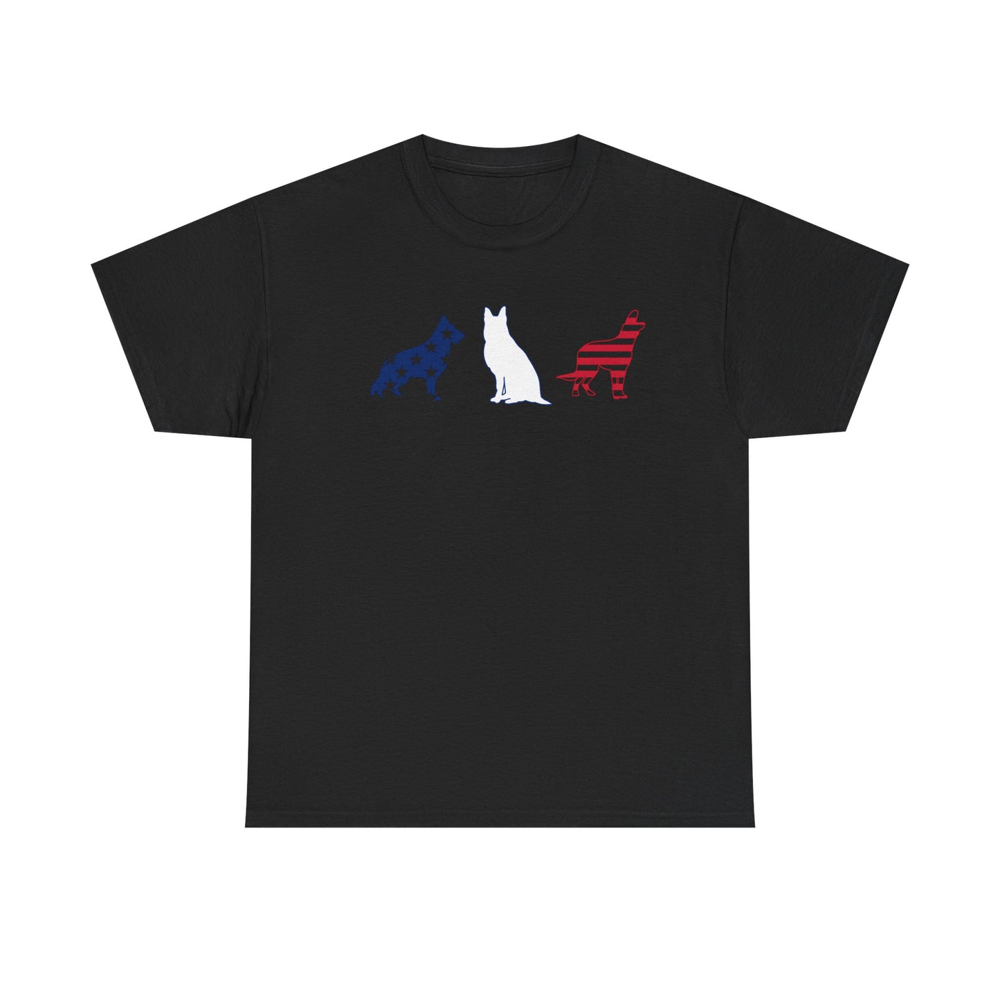 Cat and Dog Silhouette Tee - Unisex T-Shirt, Pet Lover Gift, Casual Wear, Animal Lover Style, Everyday Comfort