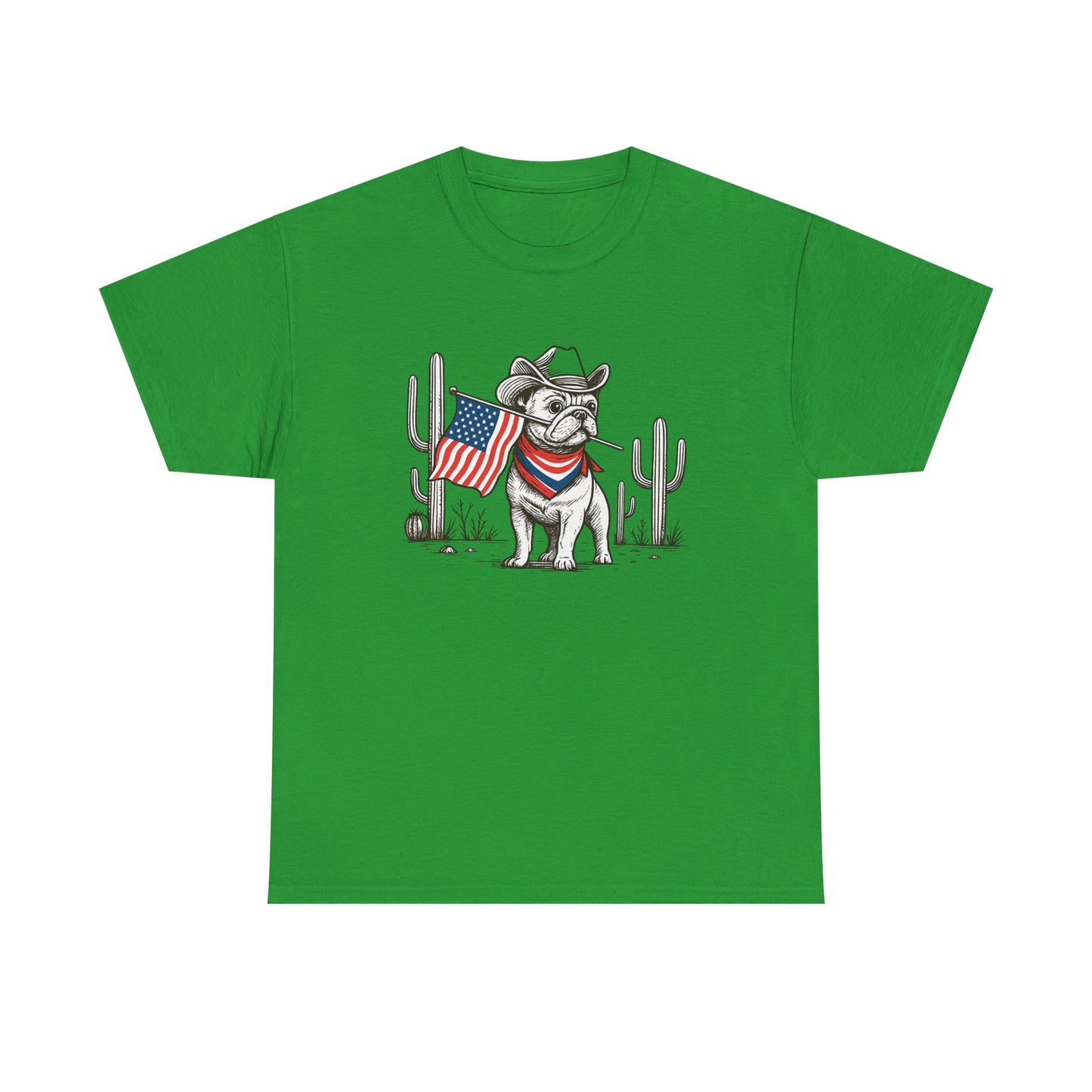 Heavy Cotton - Patriotic Dog Tee