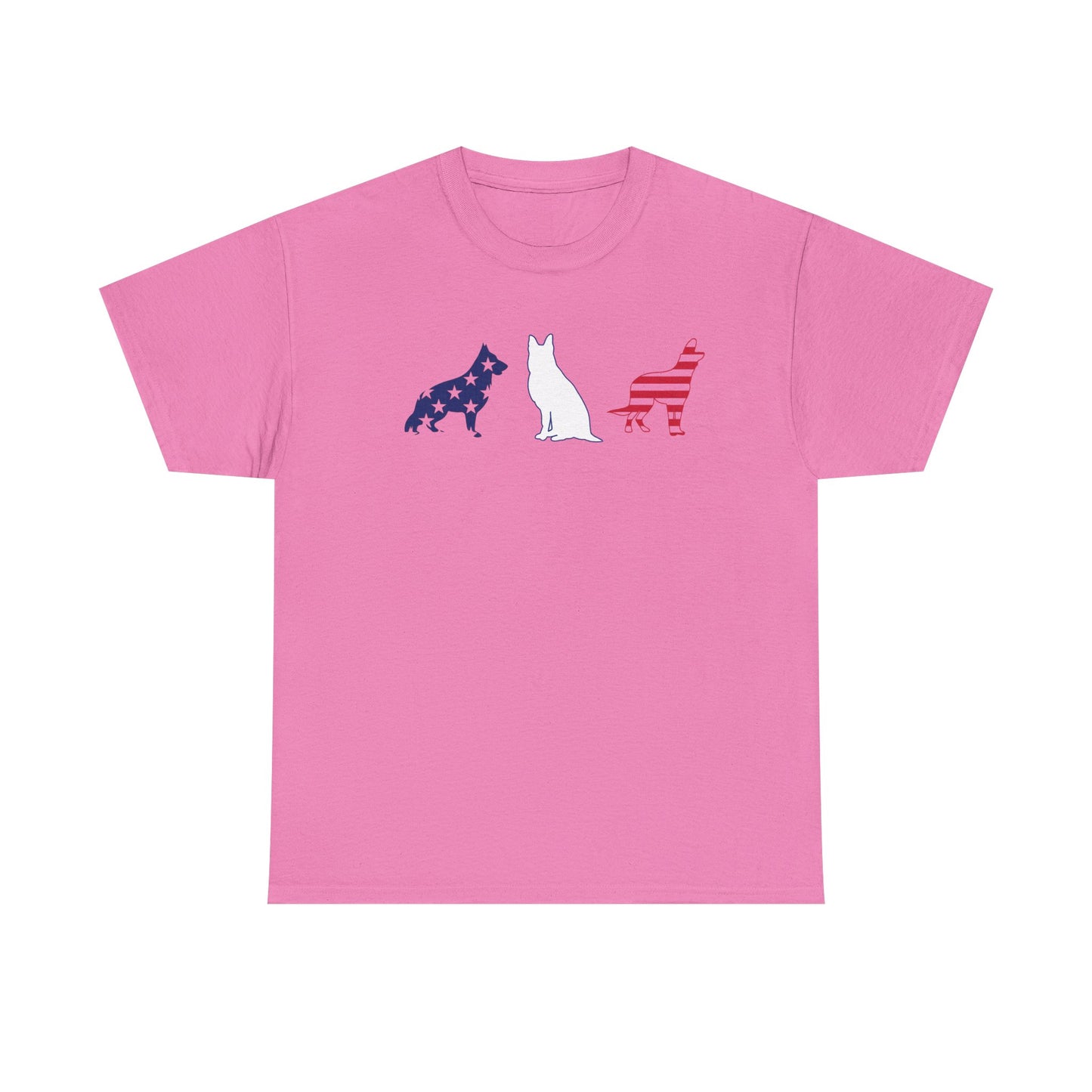 Cat and Dog Silhouette Tee - Unisex T-Shirt, Pet Lover Gift, Casual Wear, Animal Lover Style, Everyday Comfort