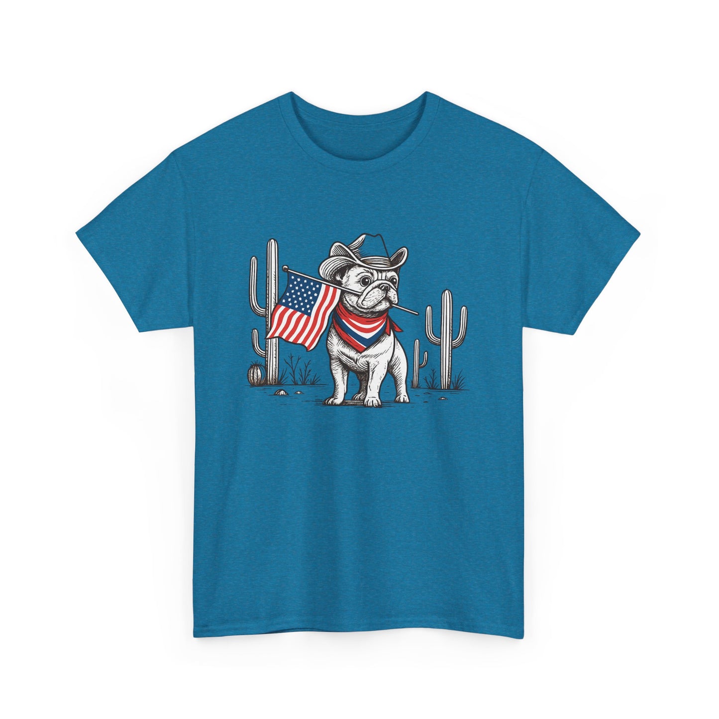 Heavy Cotton - Patriotic Dog Tee