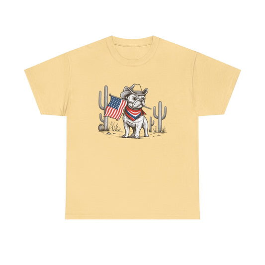Heavy Cotton - Patriotic Dog Tee